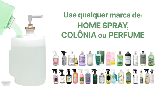 Versatilidade para escolha de fragrâncias