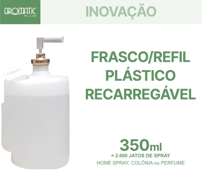Frasco/Refil Plástico Recarregável